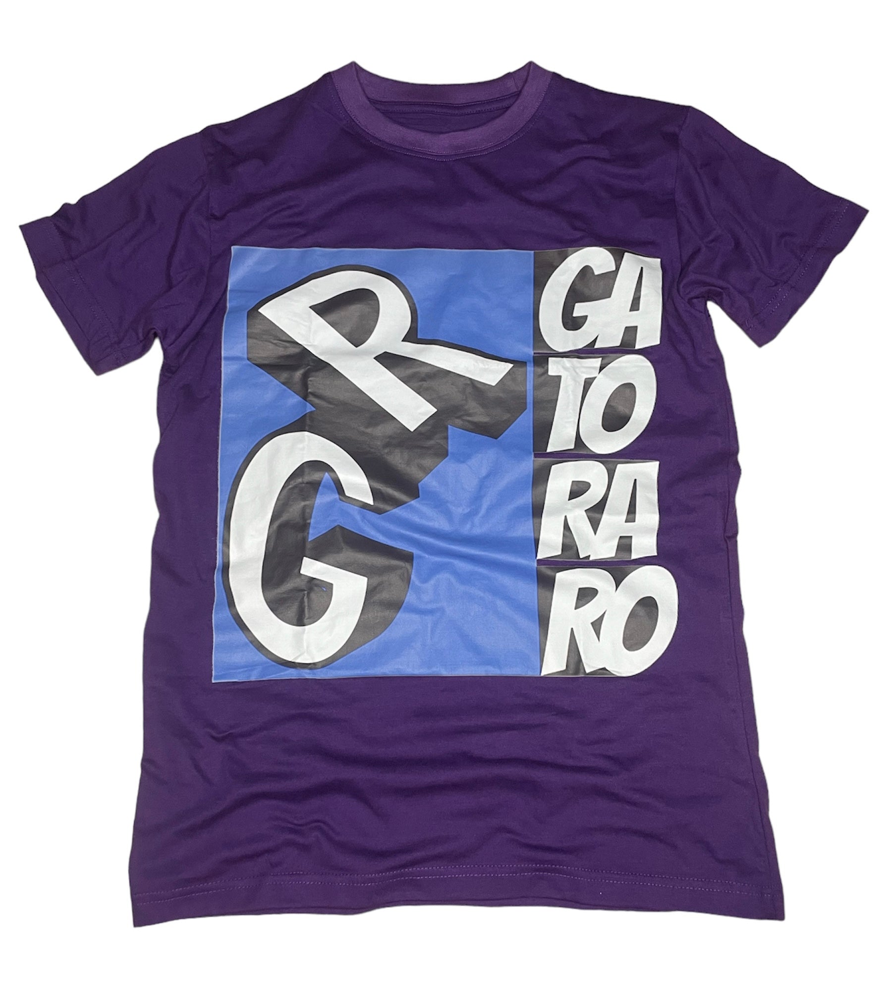 This stylish slim fit t-shirt is a great addition to your wardrobe. It features a purple and blue combination for a unique look that stands out. The slim fit cut gives a flattering, modern silhouette.